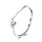 Cute Designed Silver Ring NSR-4125